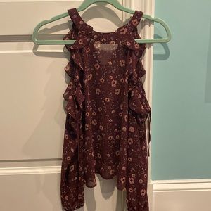Maroon Blouse Size Small or Xsmall